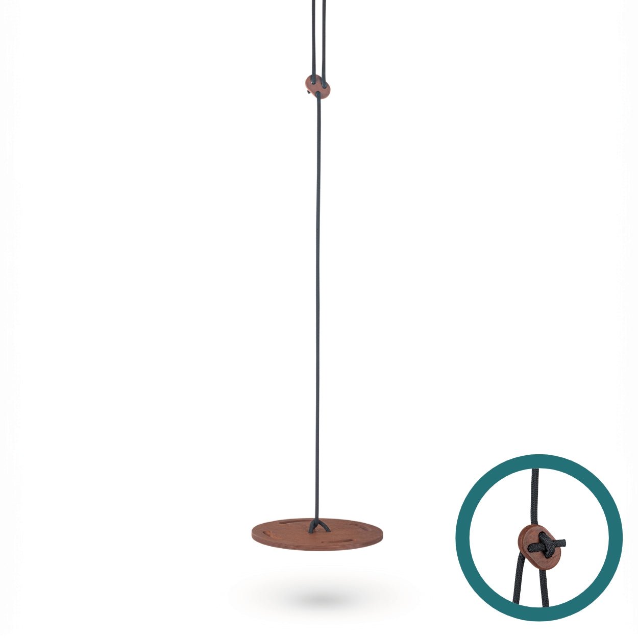 Tellerschaukel für Kinder - Braun - Juniorito