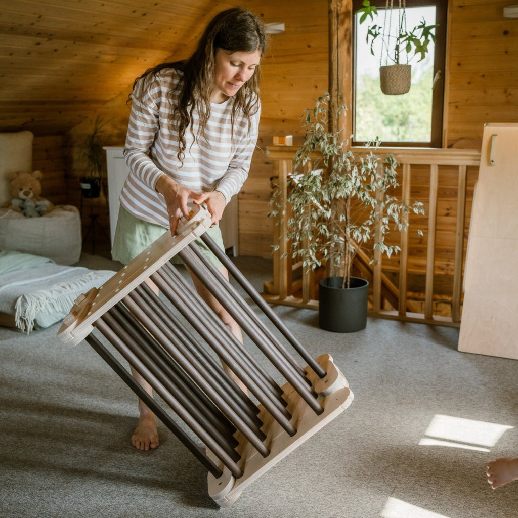 Verstellbares Kletterdreieck - Braun - Juniorito