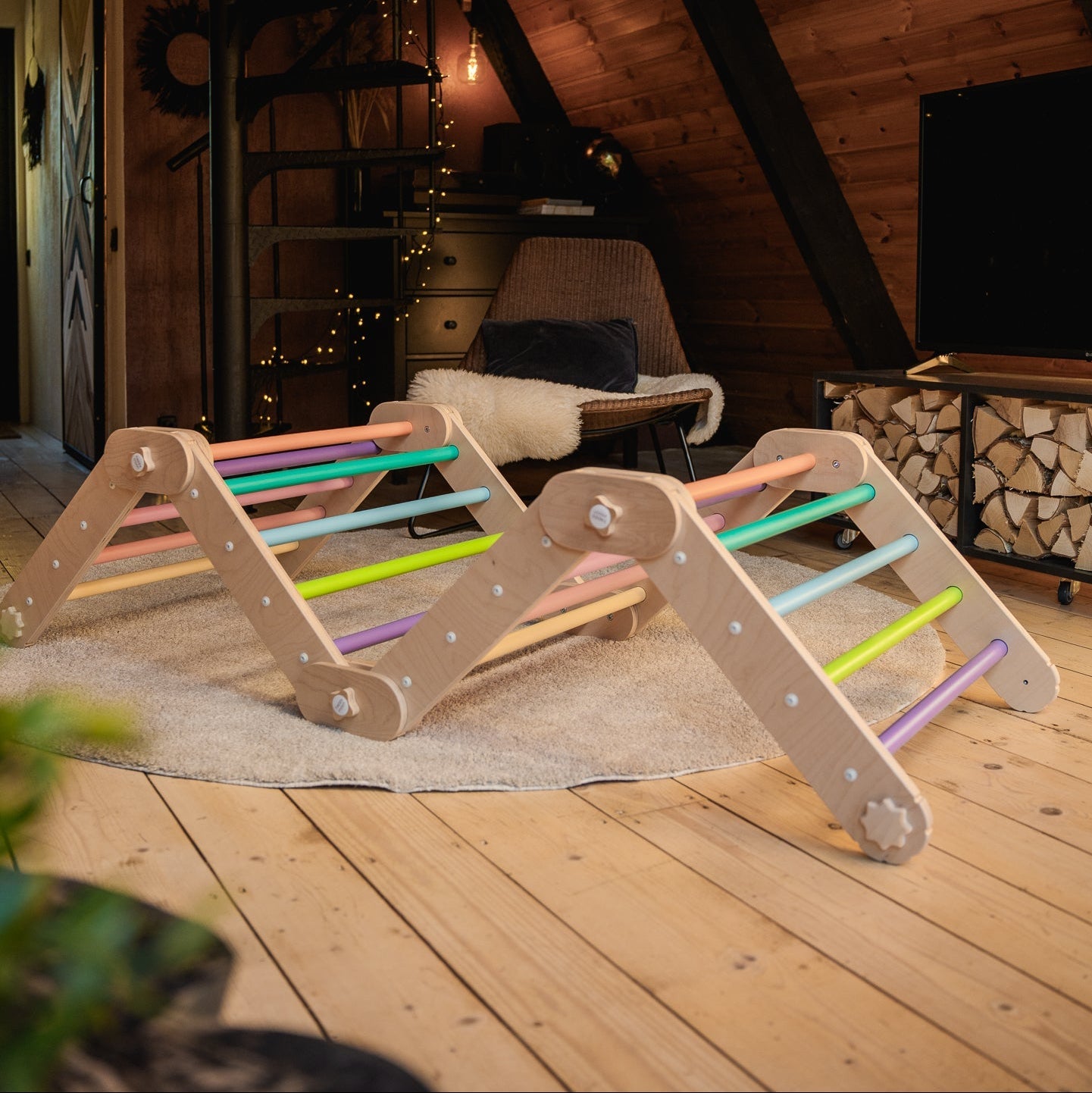 Verstellbares Kletterdreieck - Bunt - Juniorito