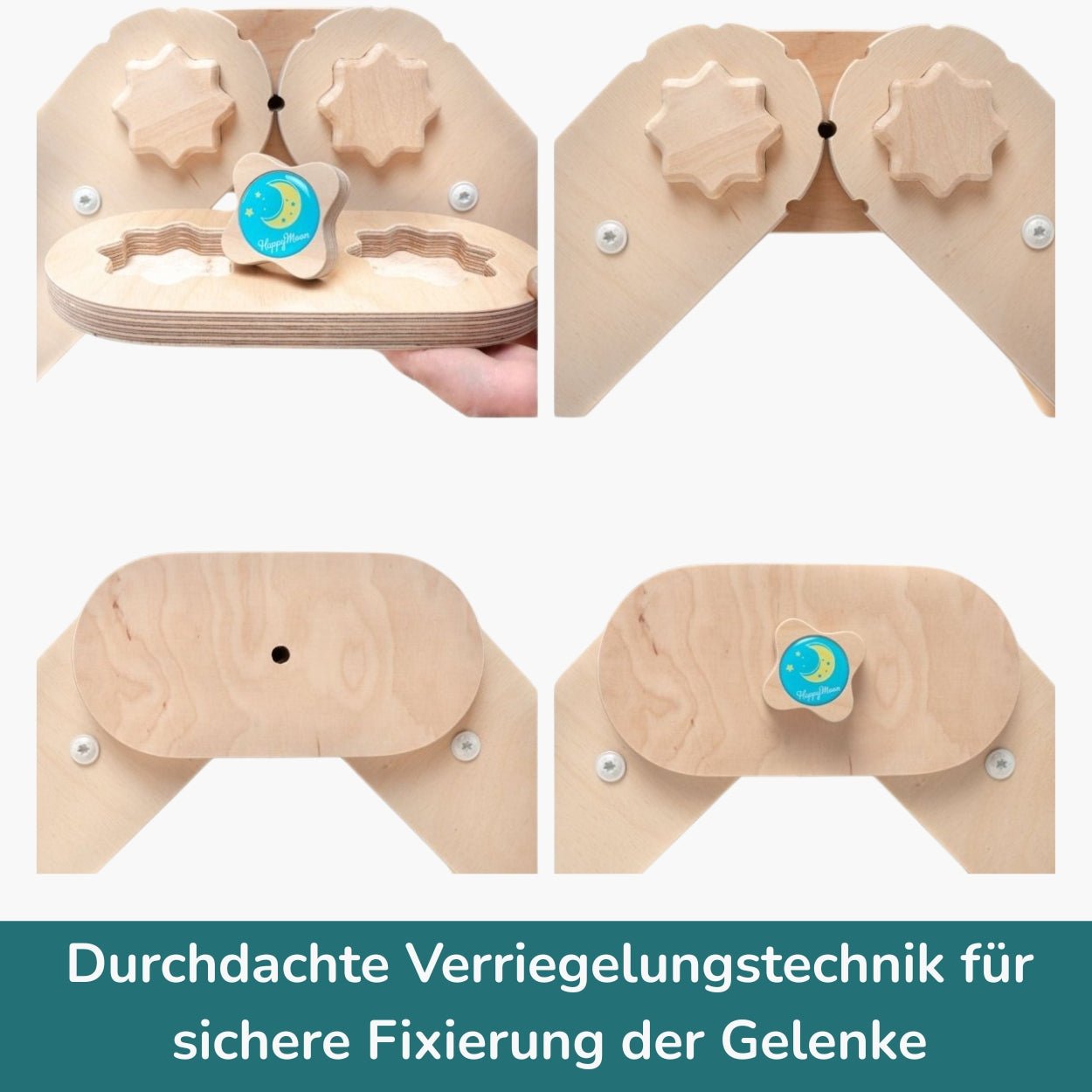 Verstellbares Kletterdreieck - Naturell - Juniorito