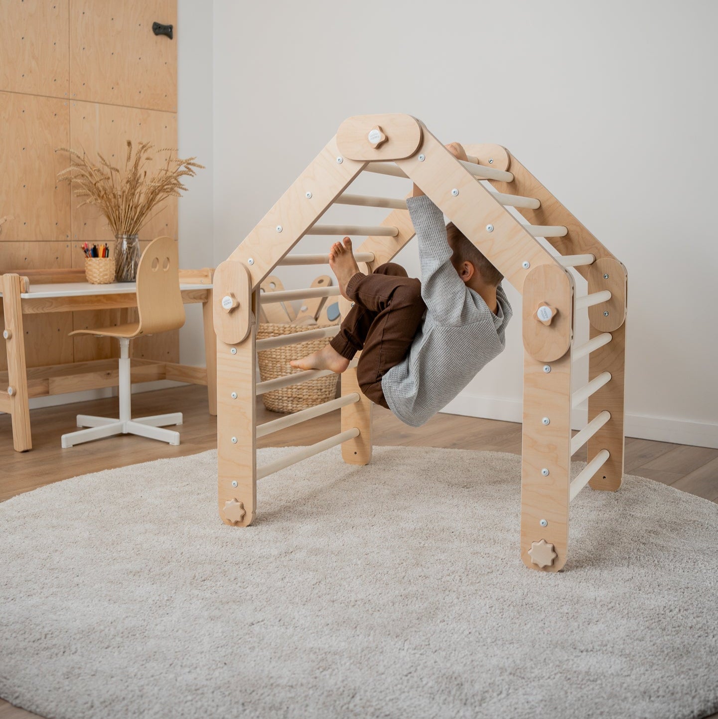 Verstellbares Kletterdreieck - Naturell - Juniorito