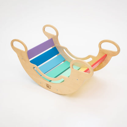 Kletterbogen mit Rutsche + Stuhl | Bunt