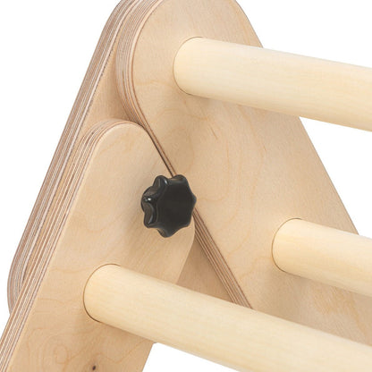 Jindl Faltbares Kletterdreieck mit Rutsche | Naturell