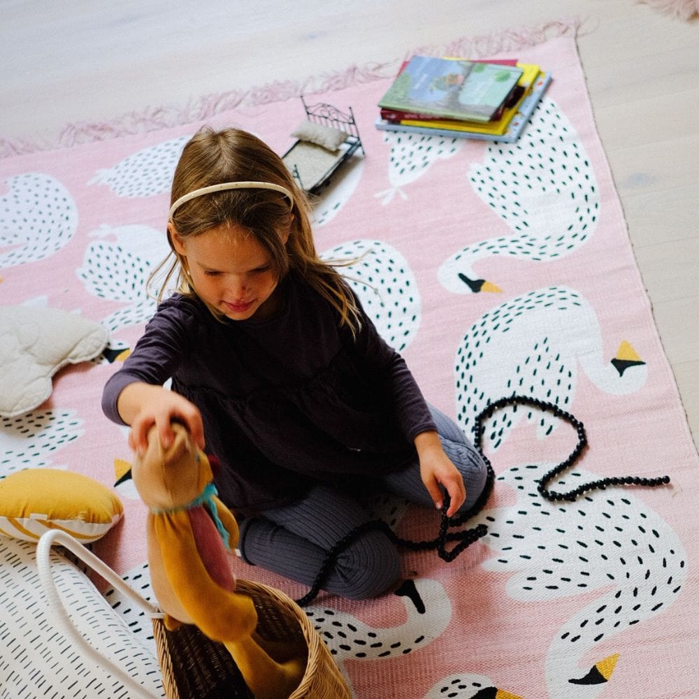 Kinderteppich "Schwanensee" - 140x200 cm - Juniorito