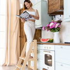 Klappbarer Lernturm - Unbehandelt - mit Gravur - Juniorito