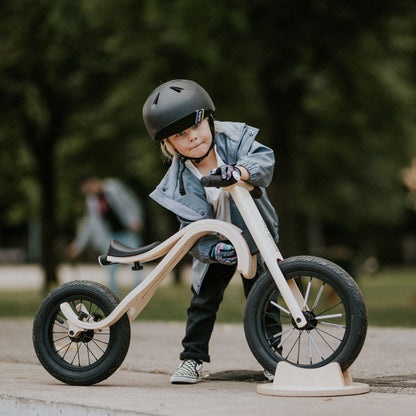 LEG&GO Höhenverstellbares 3-in-1 Holz-Laufrad "Balance Bike"