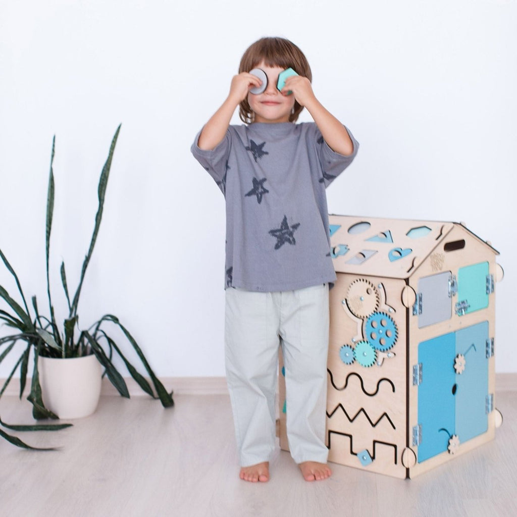 Motorikhaus aus Holz | Mint - Juniorito