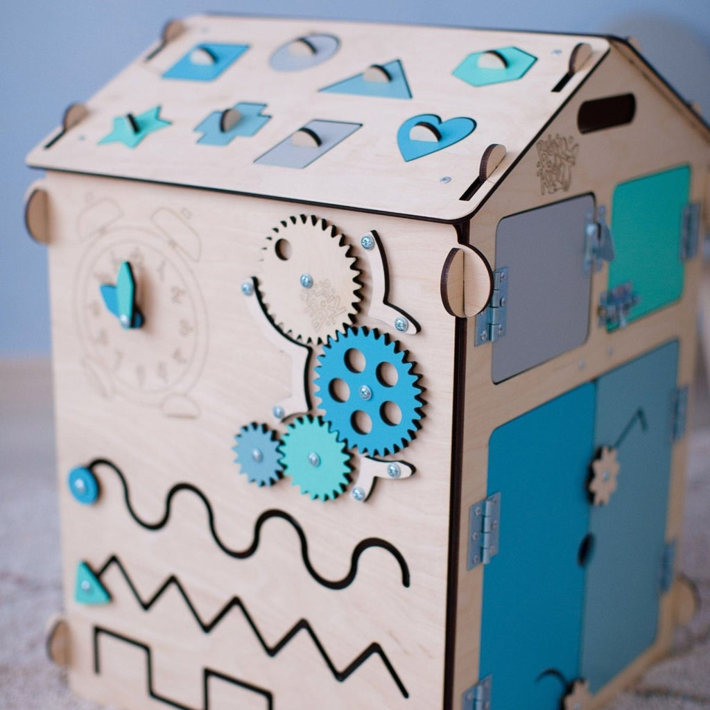 Motorikhaus aus Holz | Mint - Juniorito