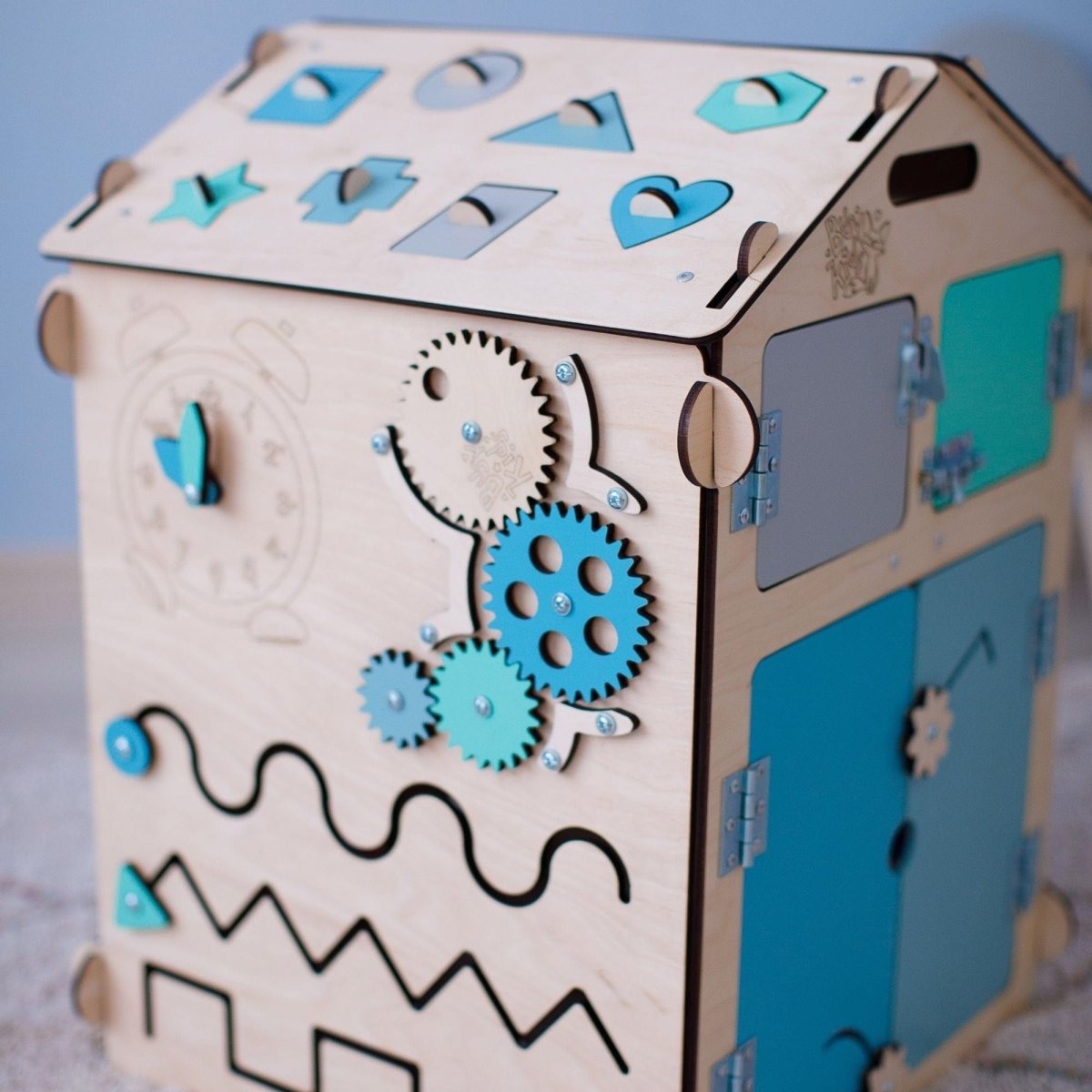 Motorikhaus aus Holz | Mint - Juniorito