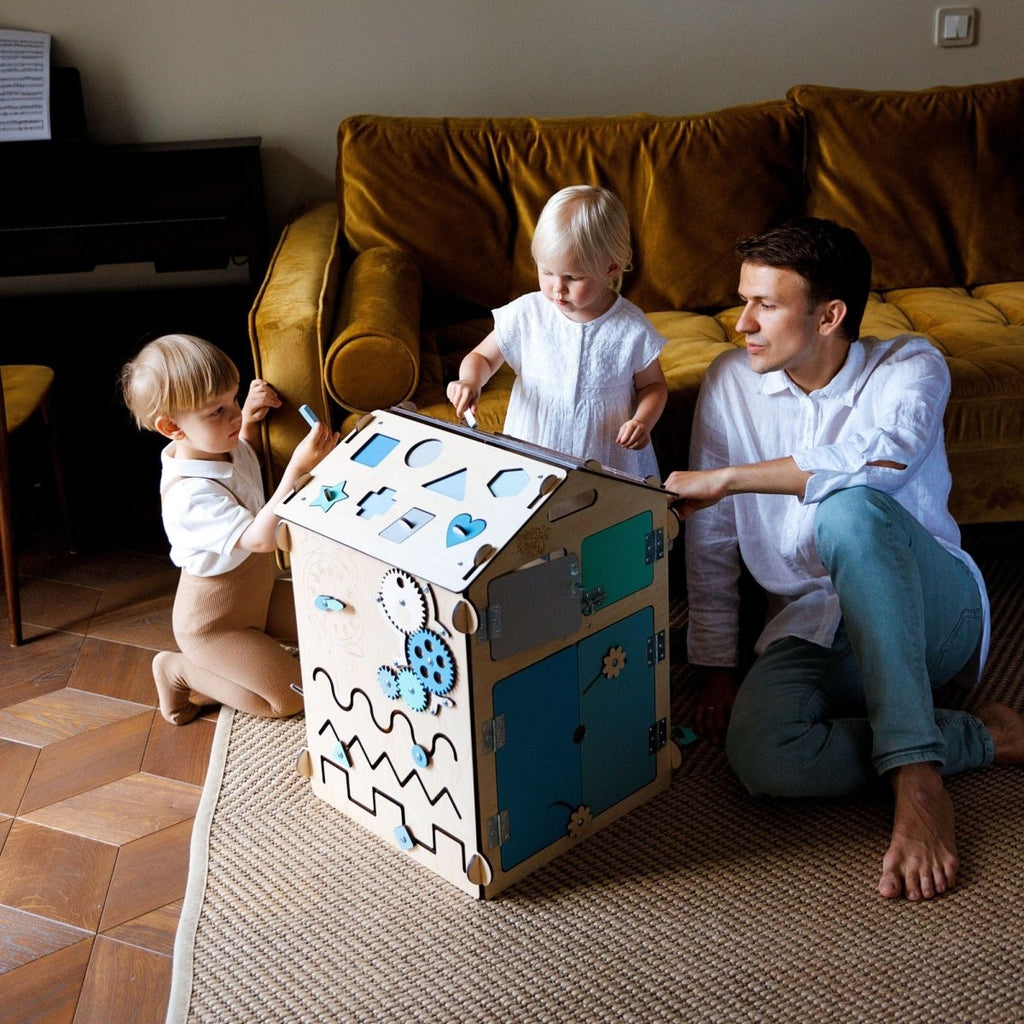 Motorikhaus aus Holz | Mint - Juniorito