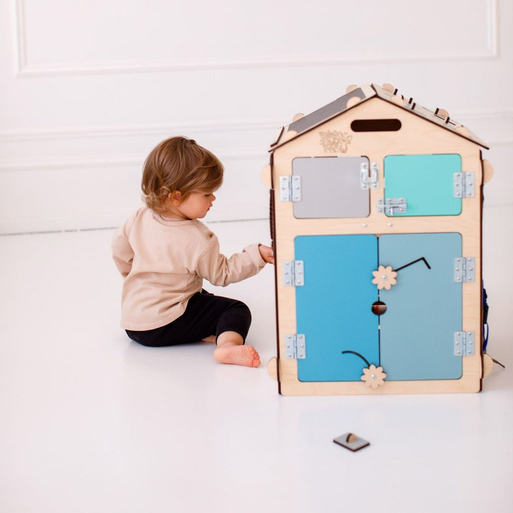 Motorikhaus aus Holz | Mint - Juniorito