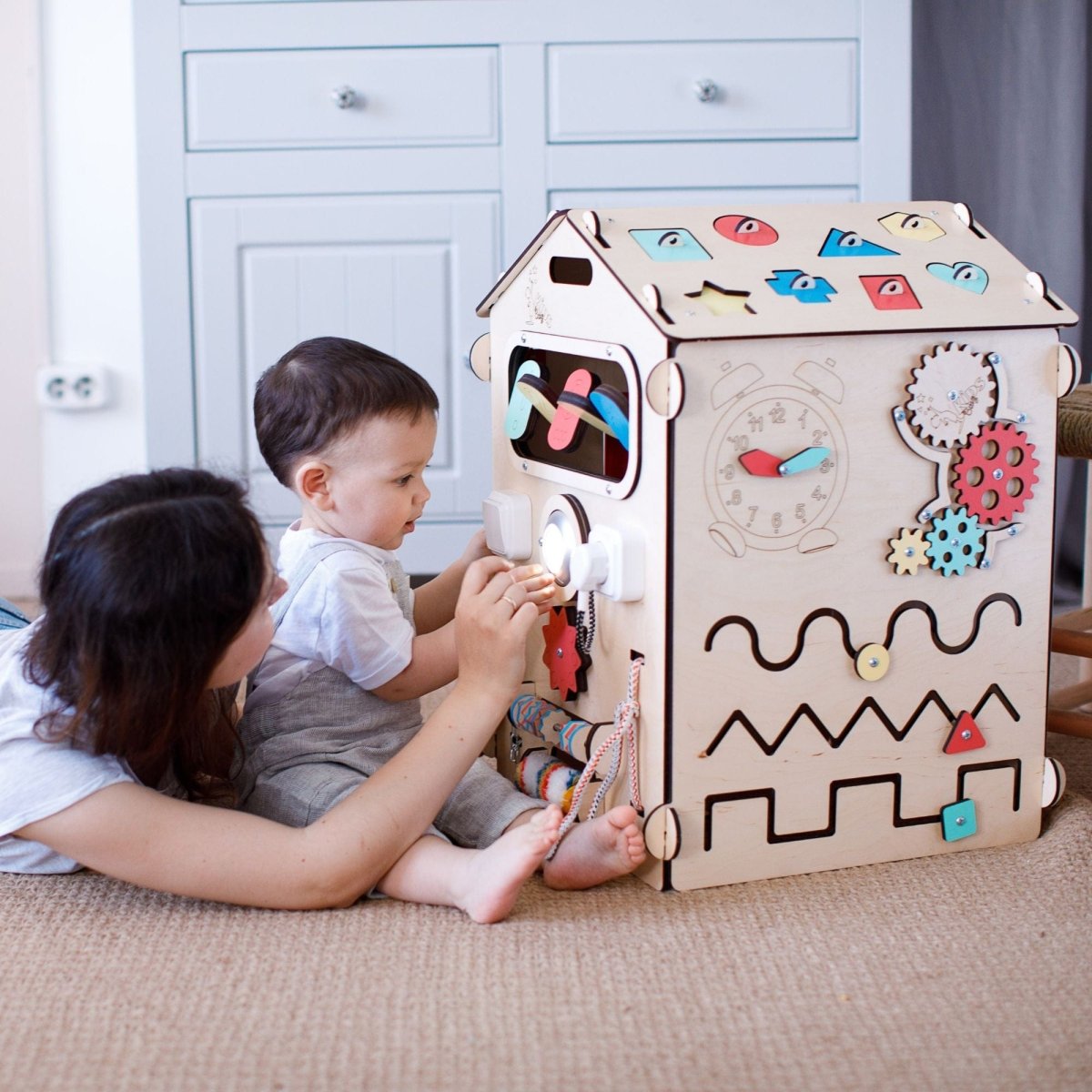 Motorikhaus aus Holz | Naturell - Juniorito