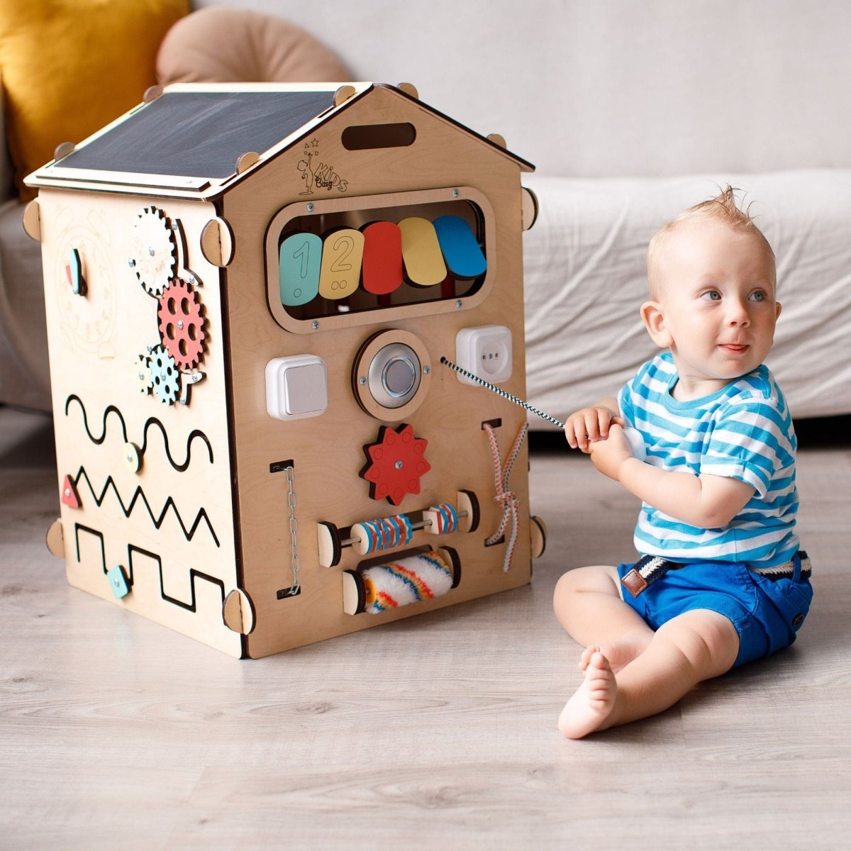 Motorikhaus aus Holz | Naturell - Juniorito
