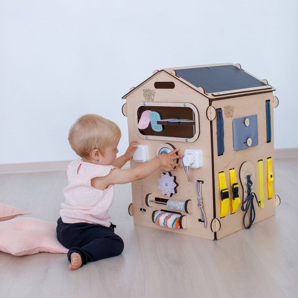 Motorikhaus aus Holz | Pastell - Juniorito