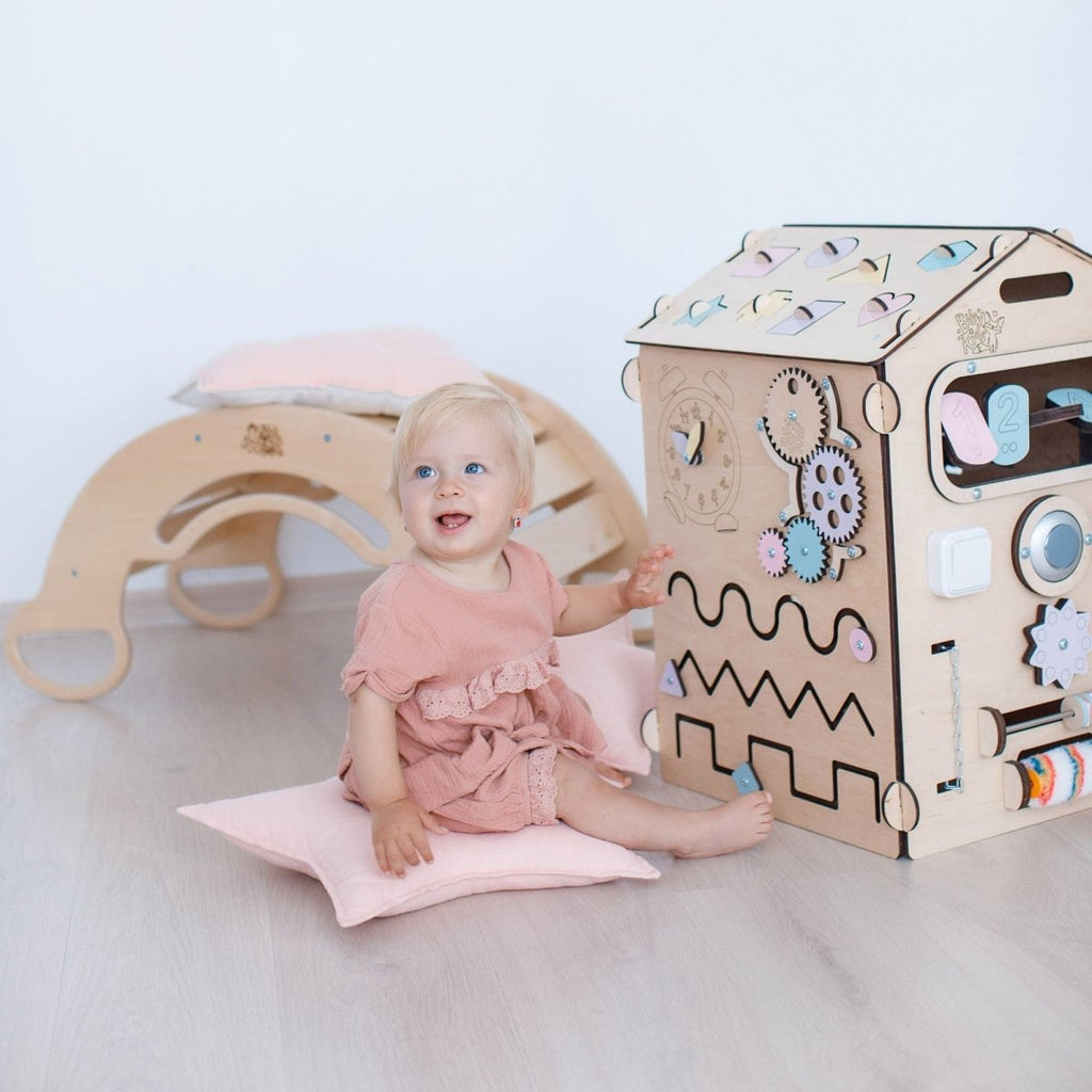 Motorikhaus aus Holz | Pastell - Juniorito