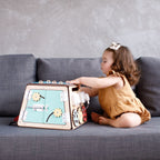 Motorikspielzeug aus Holz "Tresor" - Juniorito