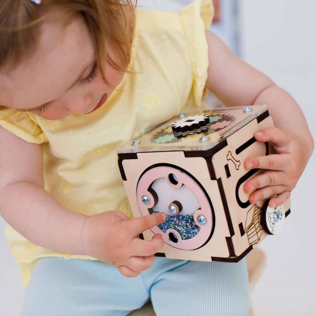 Motorikwürfel aus Holz - Juniorito