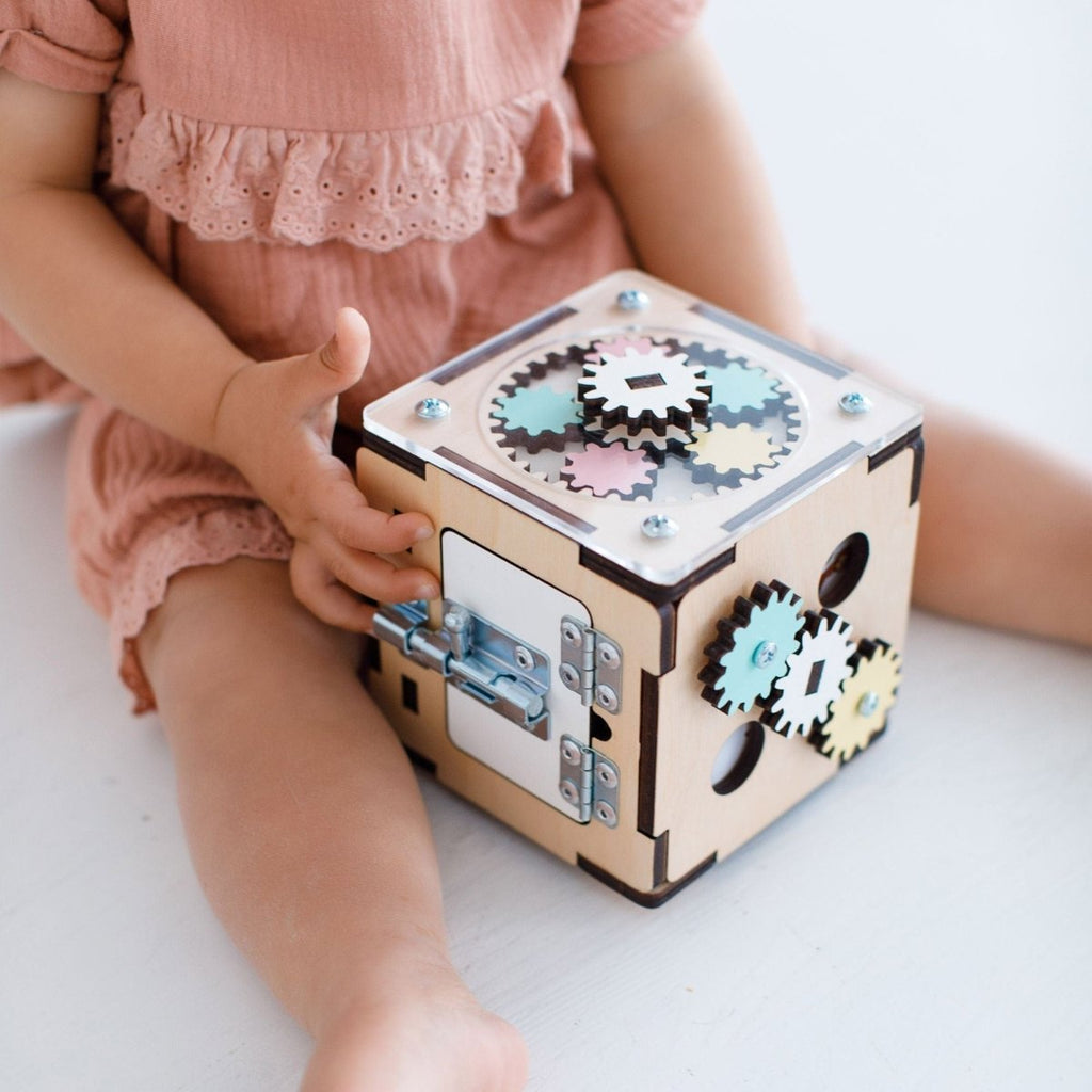 Motorikwürfel aus Holz - Juniorito