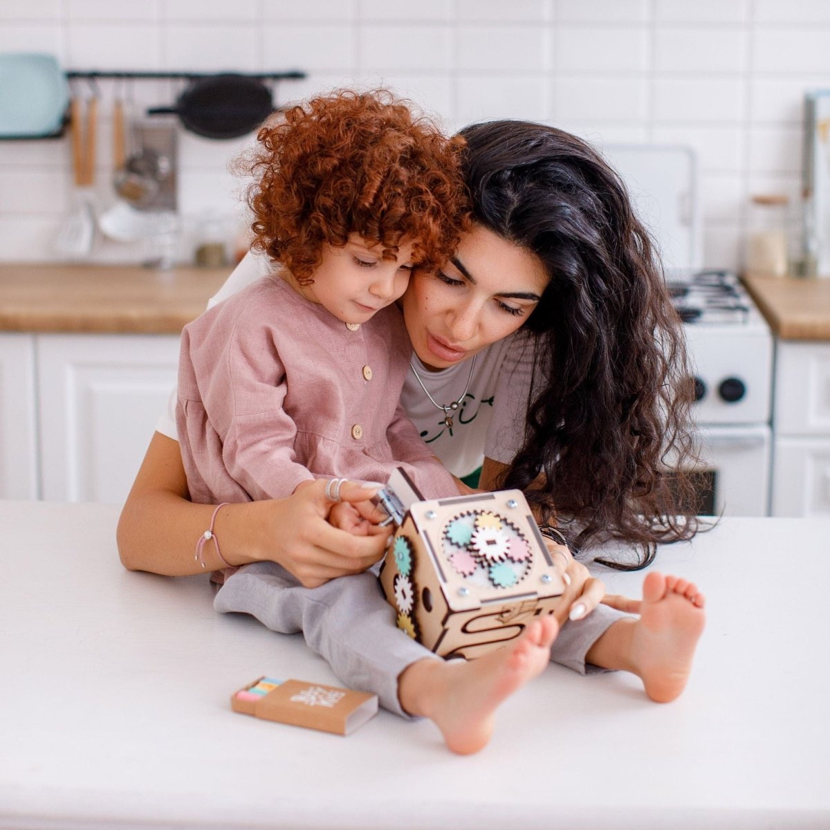 Motorikwürfel aus Holz - Juniorito