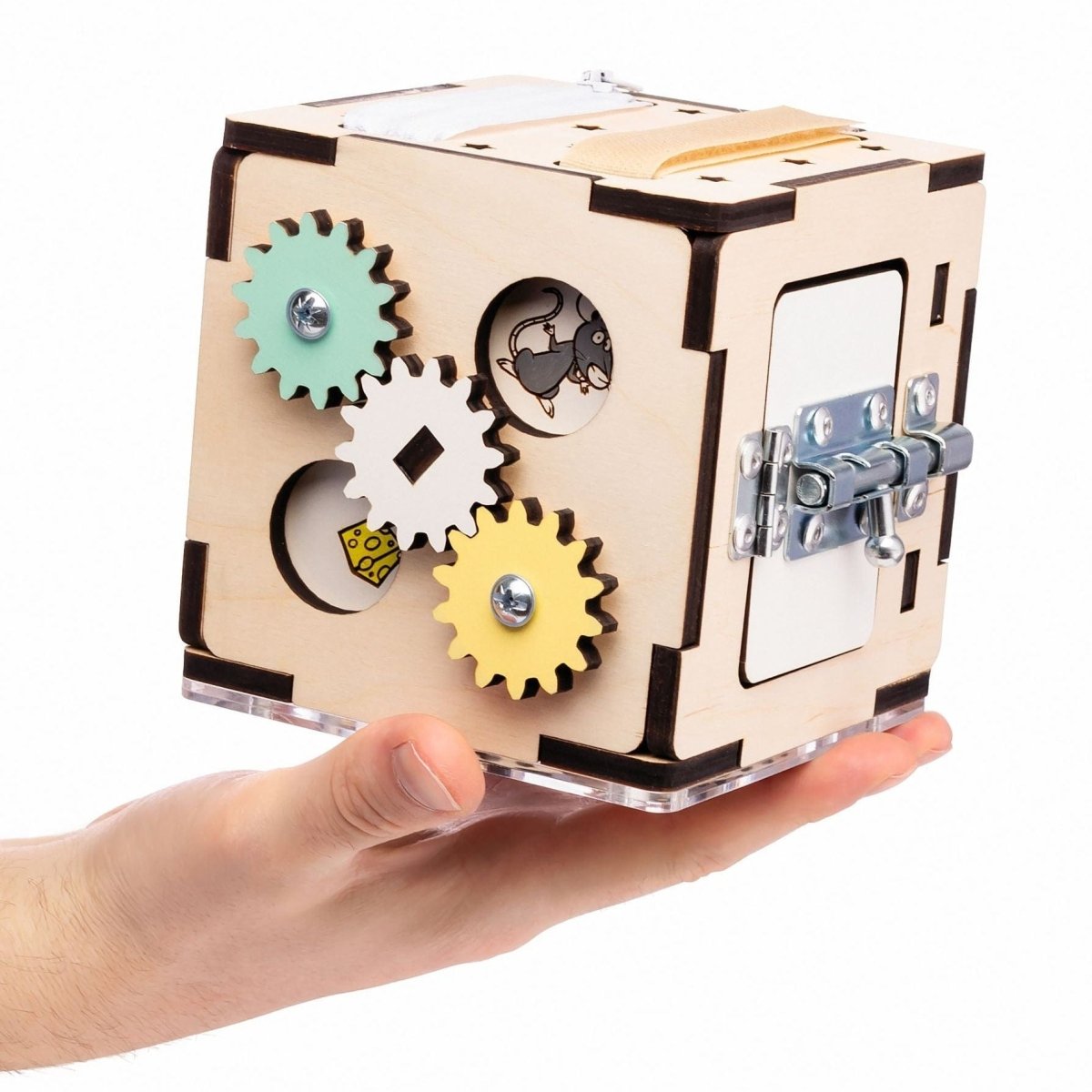 Motorikwürfel aus Holz - Juniorito