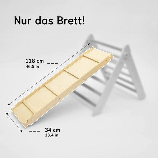 Doppelseitiges Rutschbrett für Pikler Dreieck
