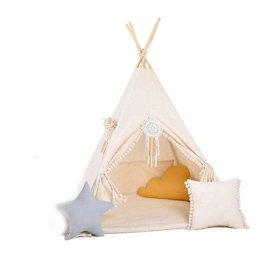 Rainbowkids mit Zubehör (klein) Tipi Zelt "Beiger Wolf"