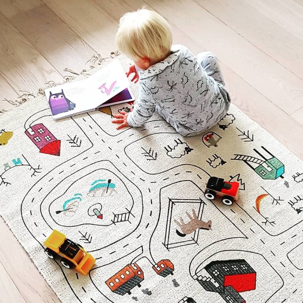 Straßenteppich "Kleiner Entdecker" - 150x90 cm - Juniorito