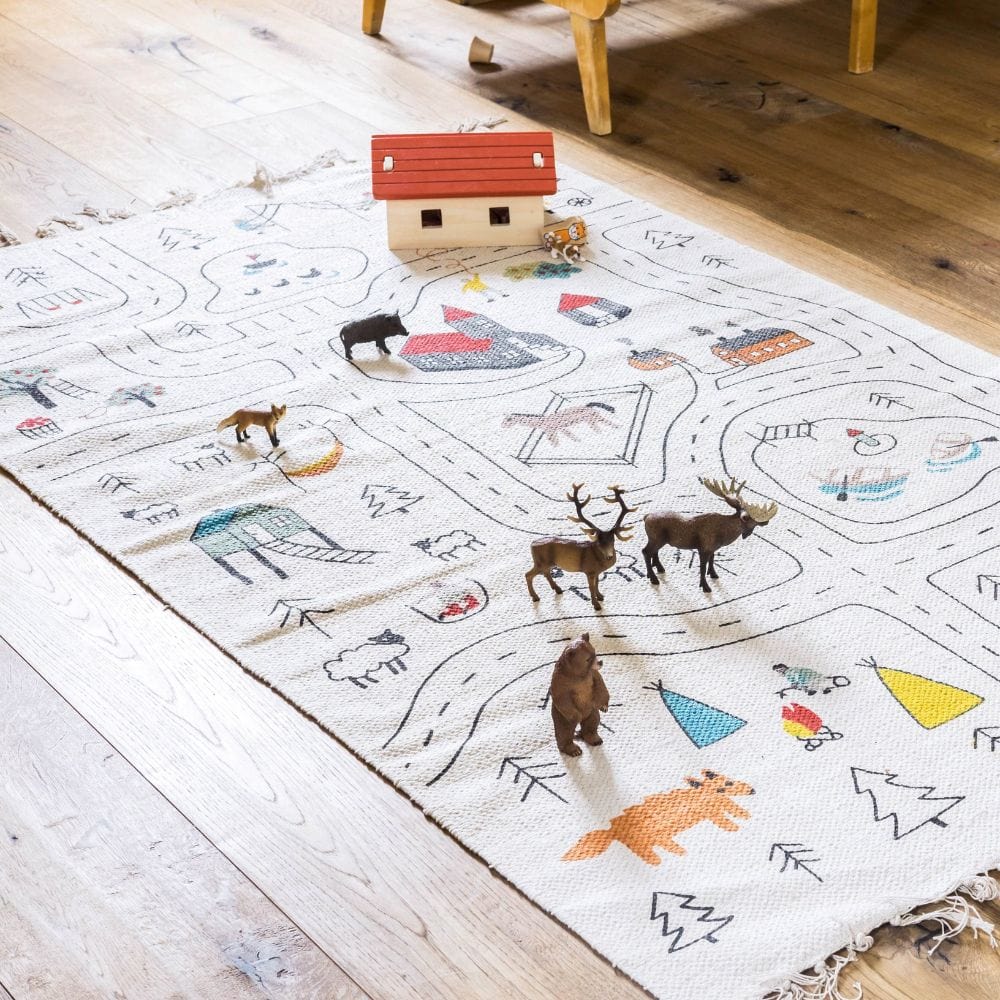 Straßenteppich "Kleiner Entdecker" - 150x90 cm - Juniorito