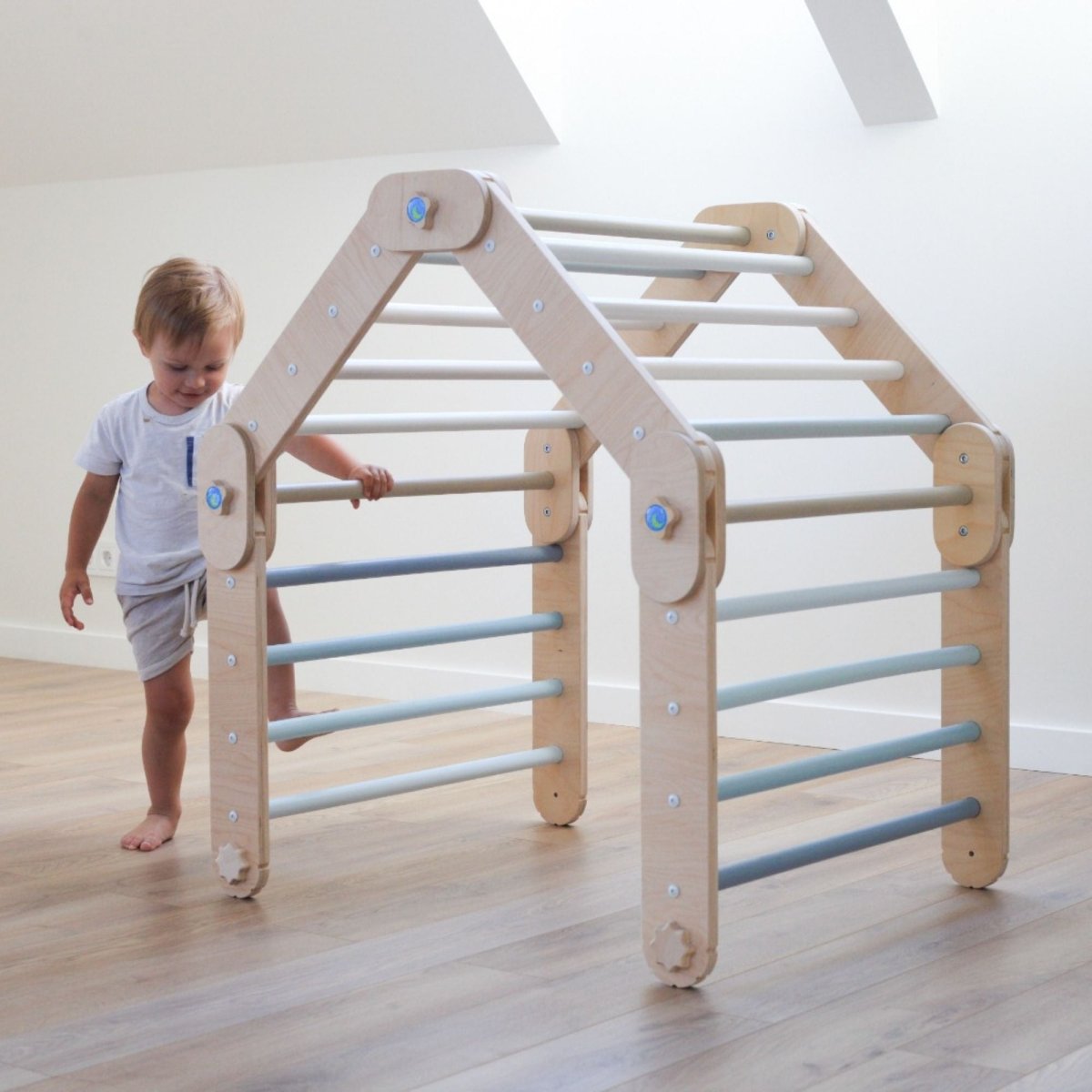 Verstellbares Kletterdreieck - Blau - Juniorito